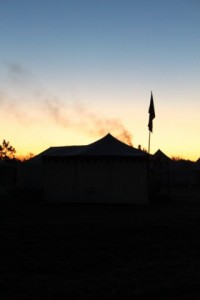 A Cold Morning in Camp         